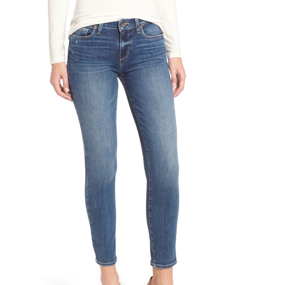 Paige Verdugo Ankle Skinny Jeans in Mandell